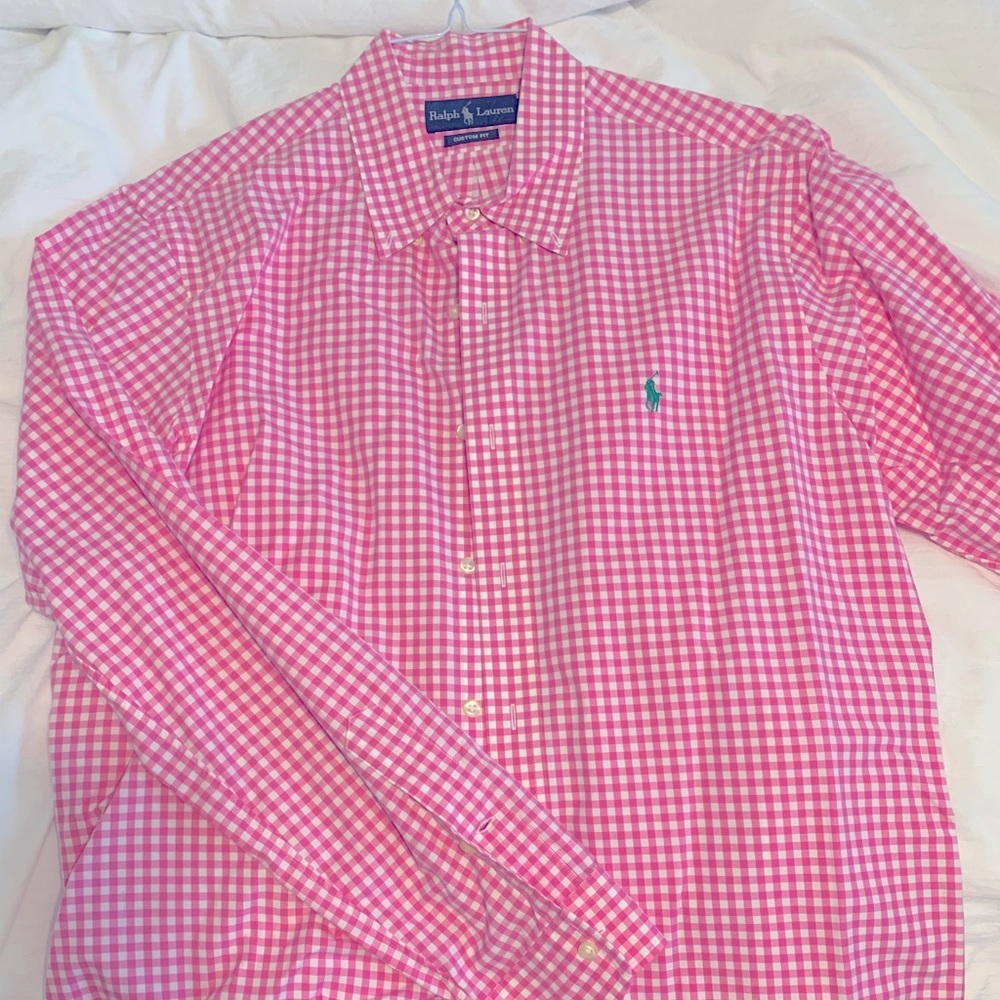 Polo long sleeve button down